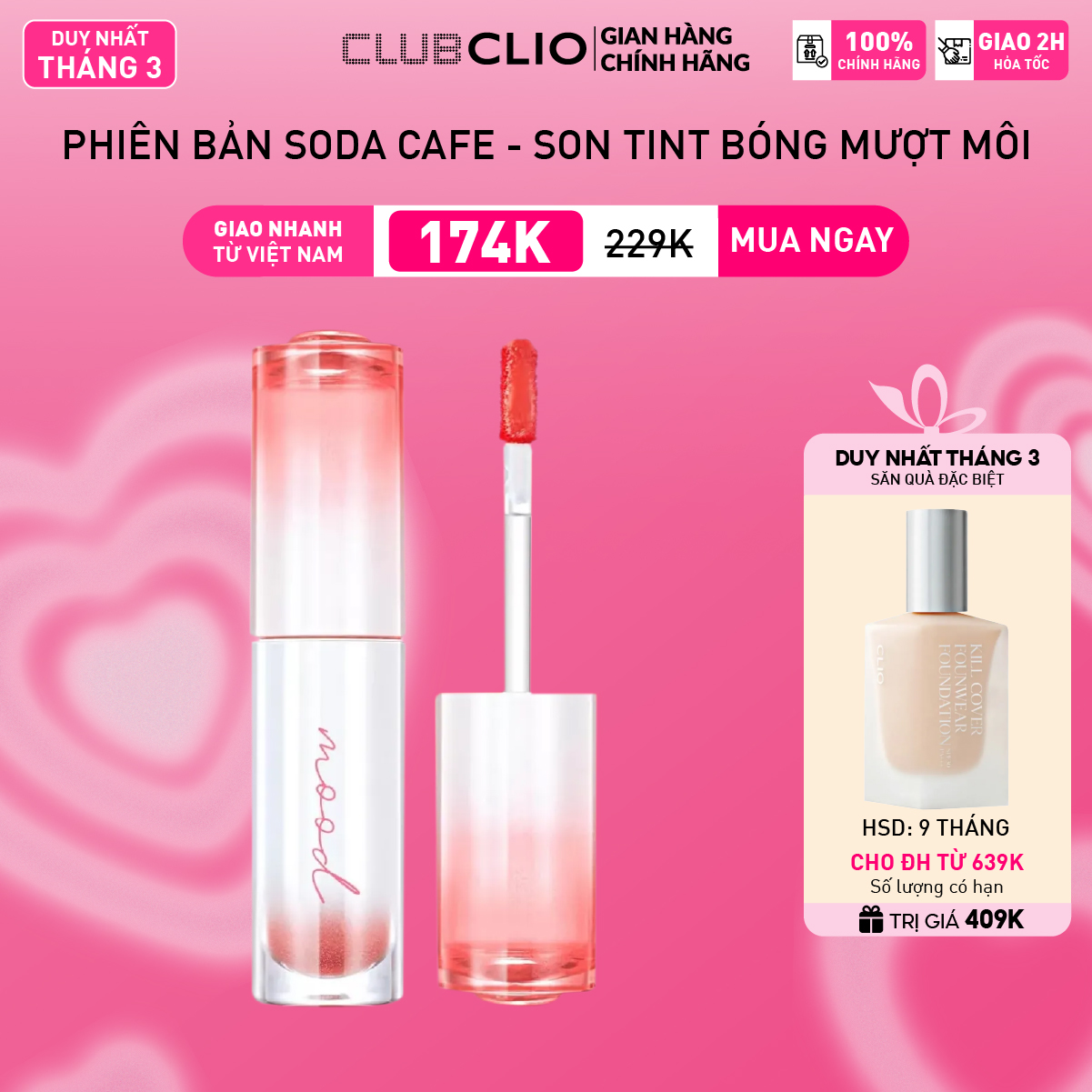 [Săn Deal]Son Tint Bóng Peripera Ink Mood Glowy Tint 4g