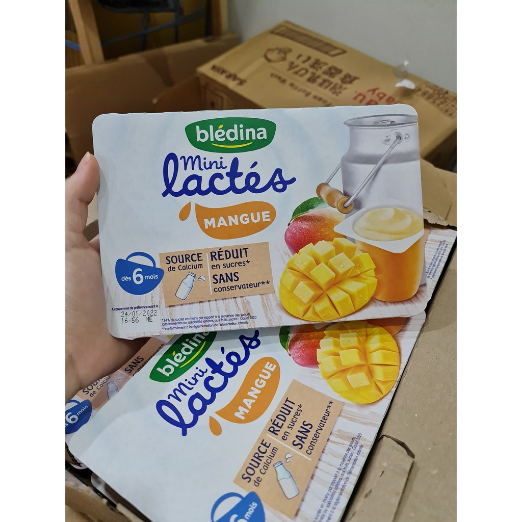 [DATE 6-7/2023] Sữa chua nguội Bledina mini lactes cho bé từ 6m+ [NHADAU]
