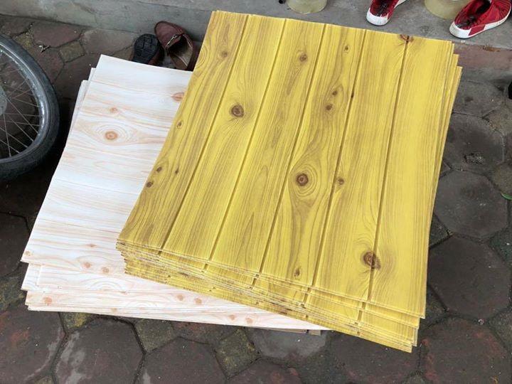 COMBO 15 TẤM XỐP DÁN TƯỜNG VÂN ĐÁ  3D