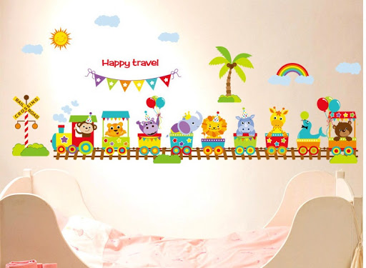decal dán tường (decal chi tiết), decal cho bé, decal phòng khách. decal cho bé
