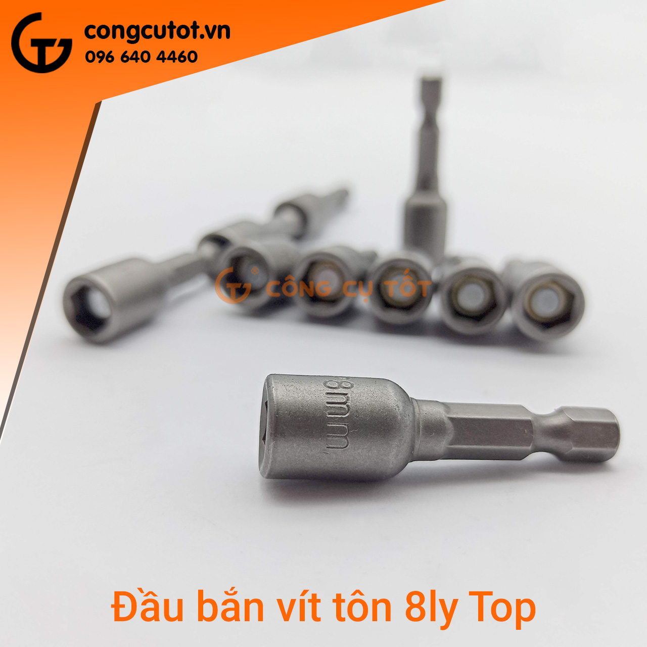 Đầu bắn tôn TOP 8mm