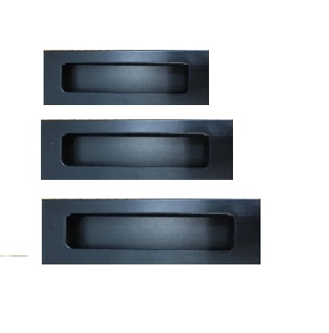 Tay nắm âm tủ Đen Mờ 8801
