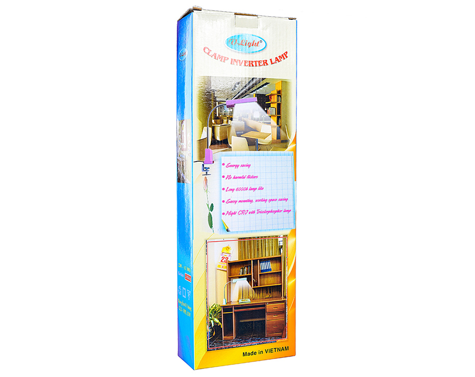 [HÀNG VIỆT NAM] Đèn biến tần kẹp bàn V-Light Chống Cận Thị 13W
