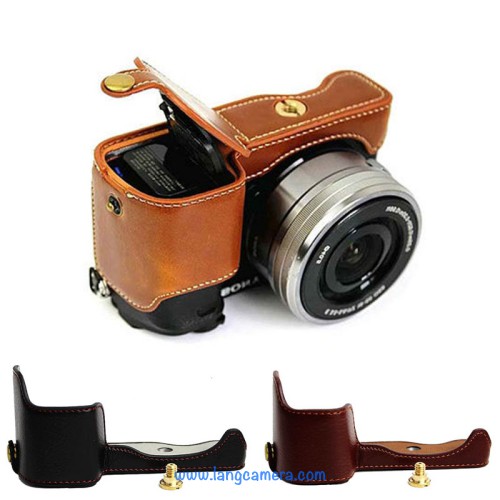 Bao da Halfcase Máy Ảnh Sony A6000, A6300, A6400