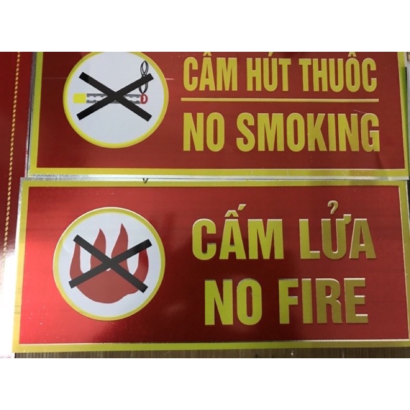 Bộ nội quy, tiêu lệnh pccc, cấm lửa, cấm tôn không rỉ.