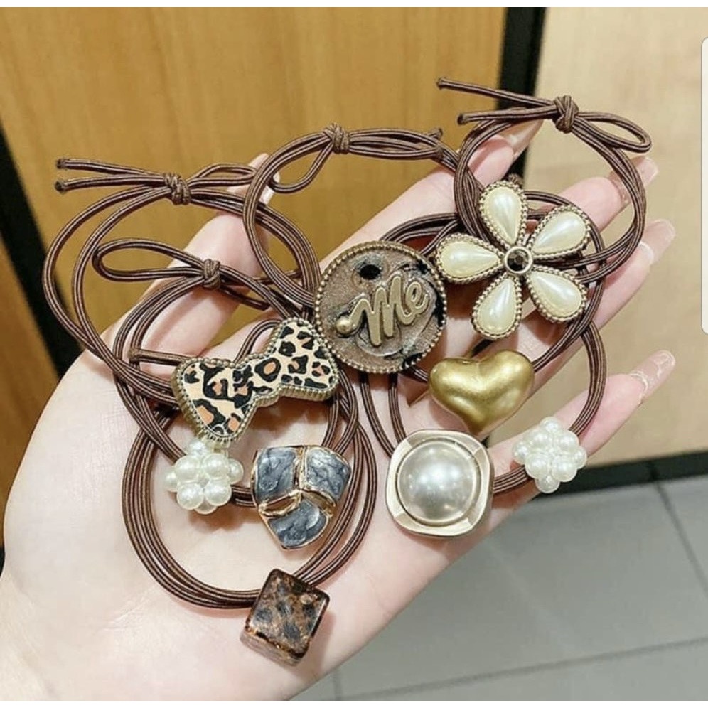 Set Túi dây cột tóc 50 cái/ túi