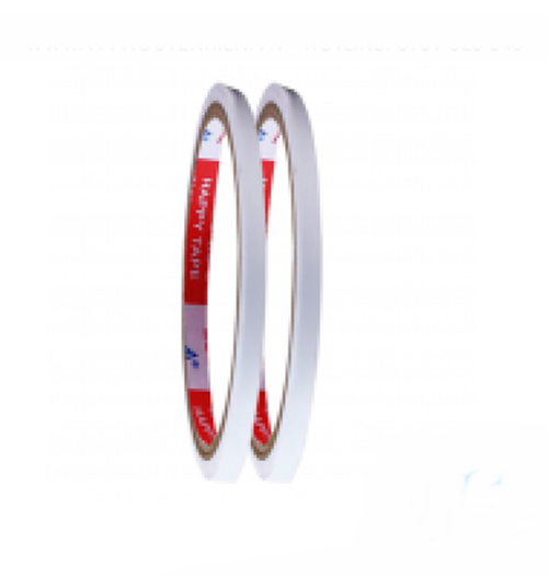 Băng keo 2 mặt 5mm (5 li) - 5 cuộn