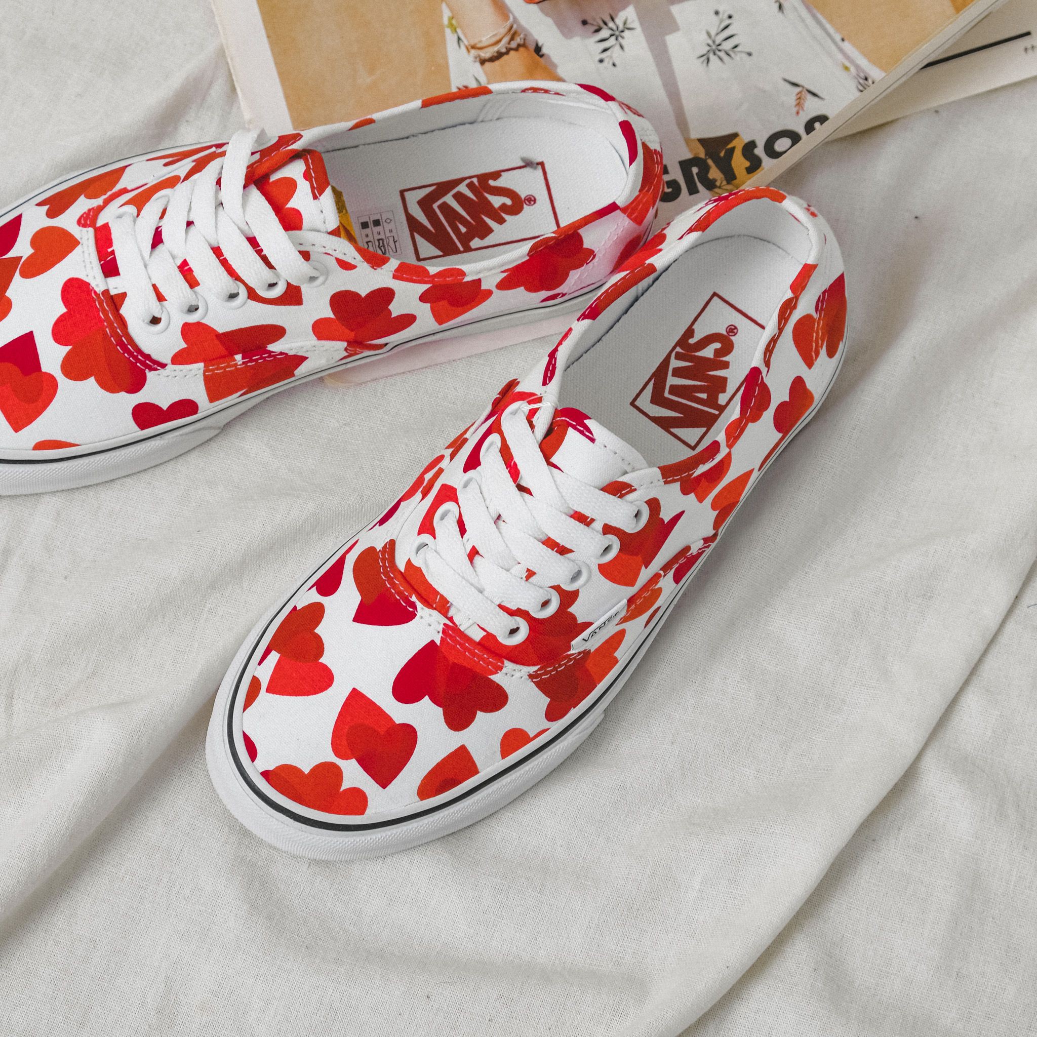 Chính Hãng Giày Vans Authentic Checker Pink / Valentines