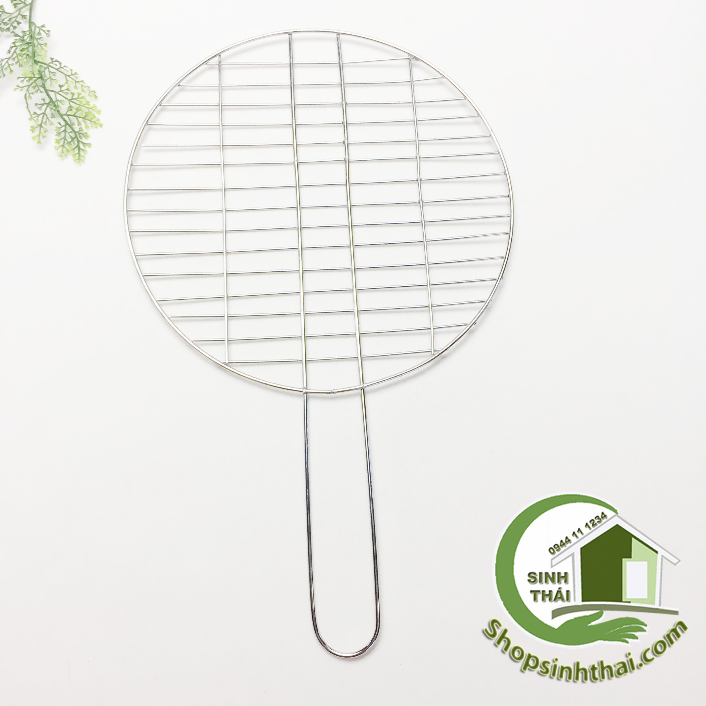 [HCM]Vỉ nướng inox tròn cao cấp 25cm