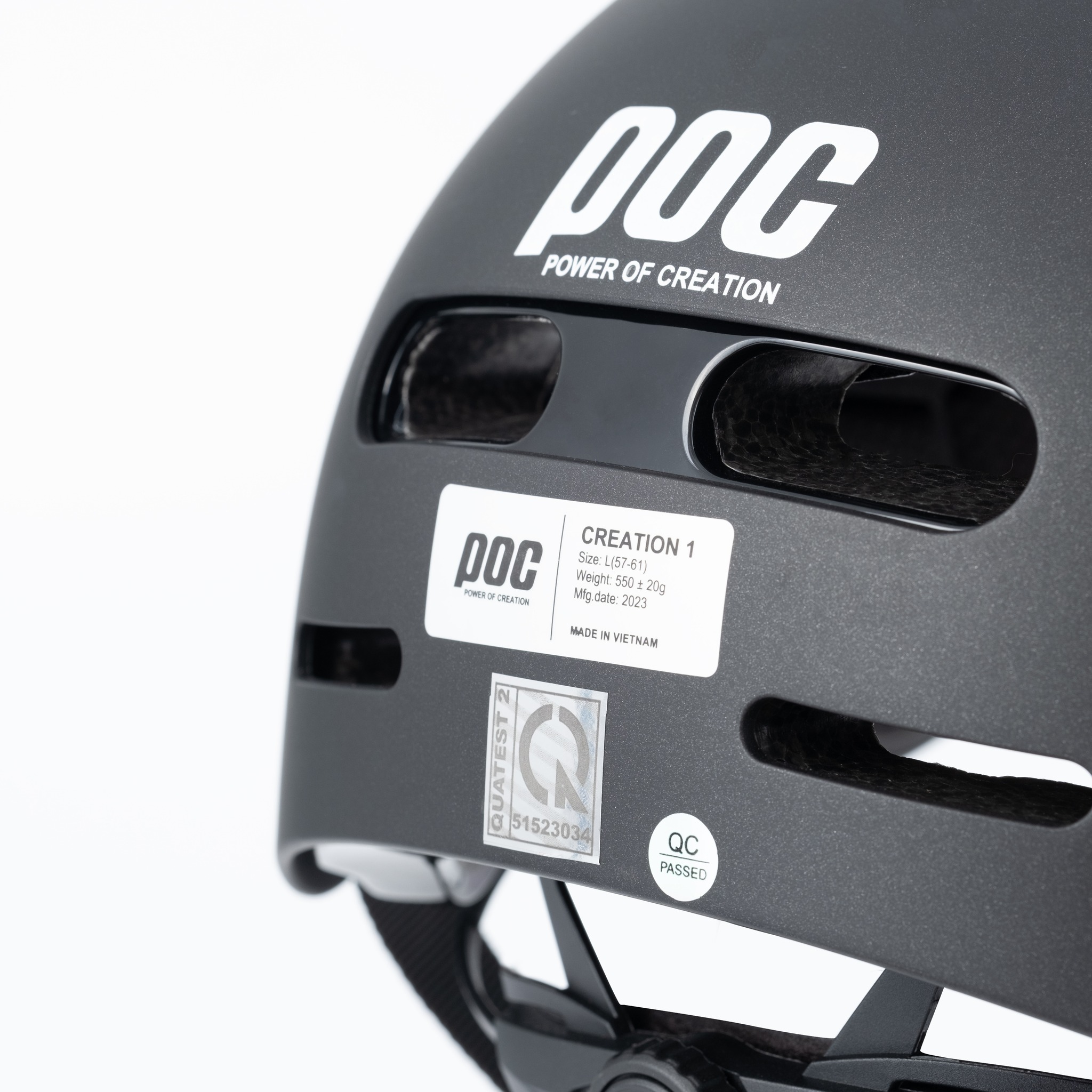 Nón POC P20 ĐEN BÓNG (POC CREATION 1) 2024