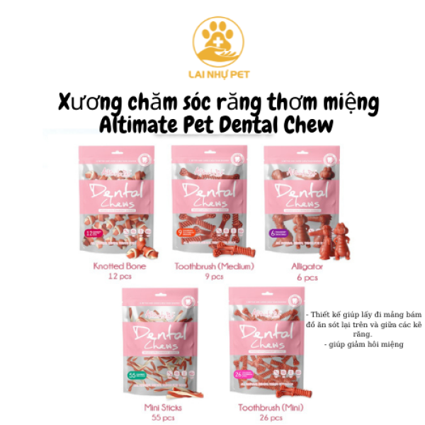 Xương gặm sạch răng cho chó Altimate Pet Dental Chews- LAI NHỰ PET