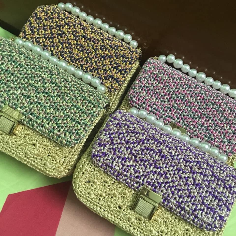 Sợi Ribbon màu loang