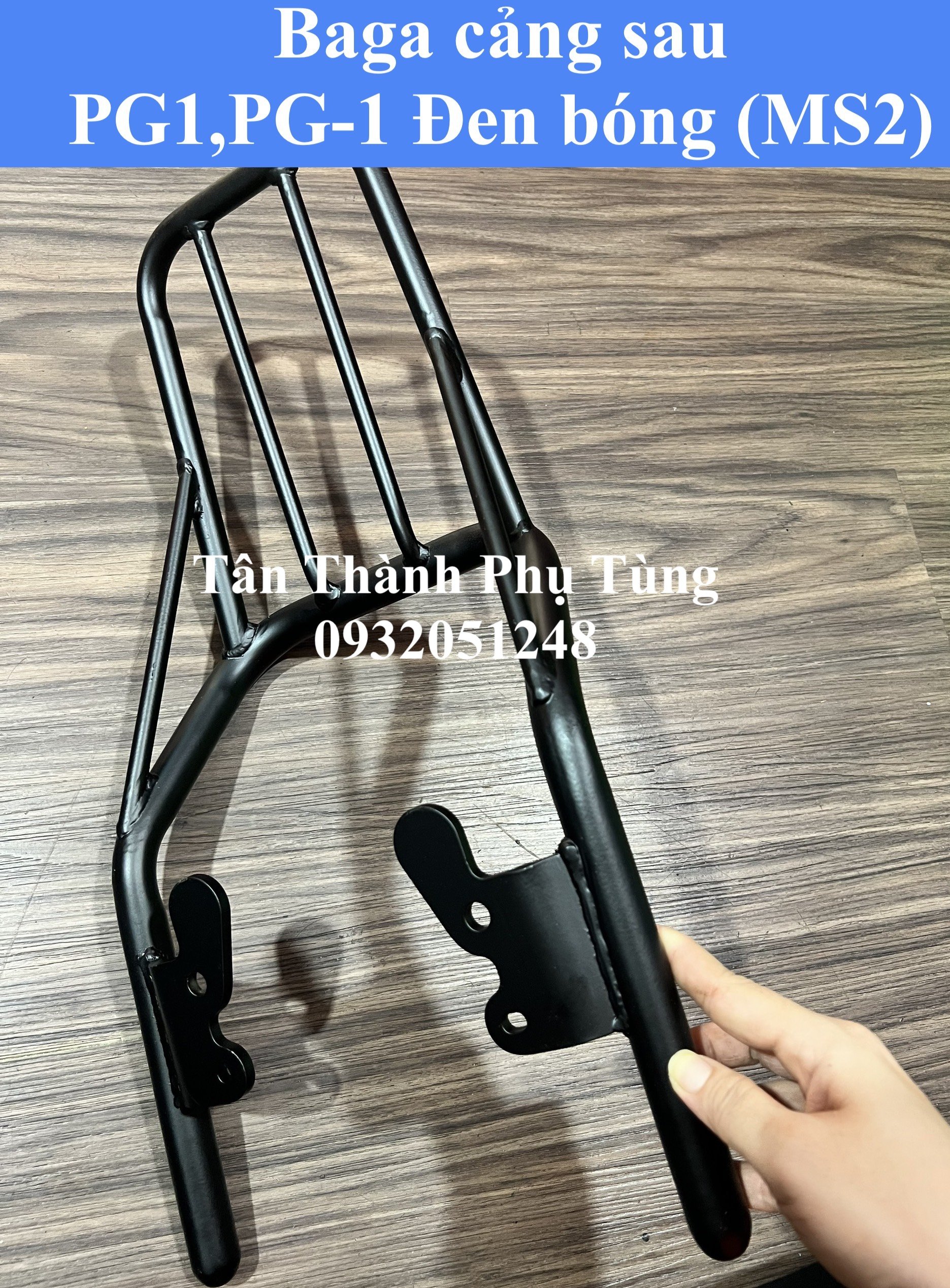 Baga cảng sau PG1,PG-1 Yamaha Đen Bóng (MS02)