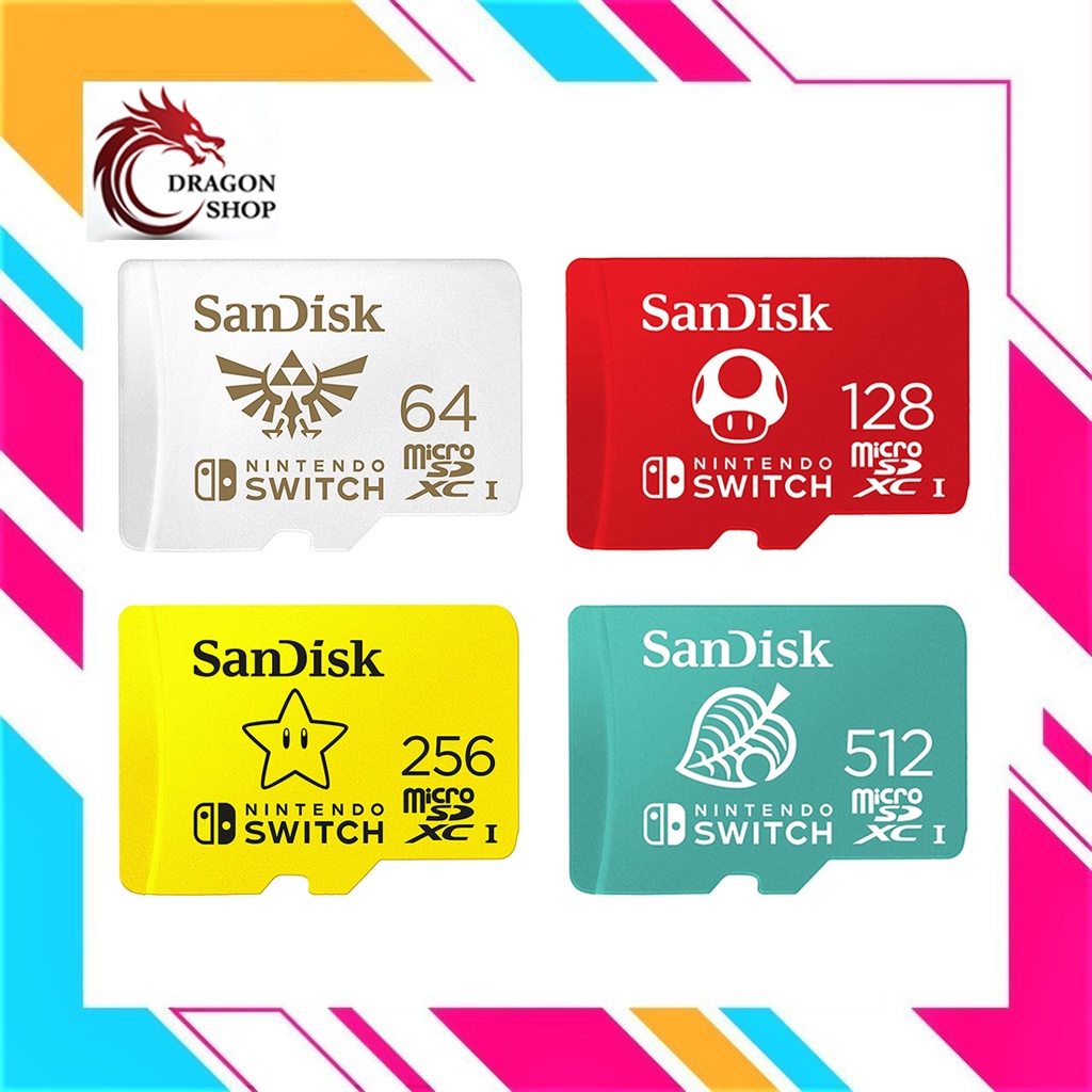Thẻ Nhớ Nintendo Switch 64GB/128GB/256GB