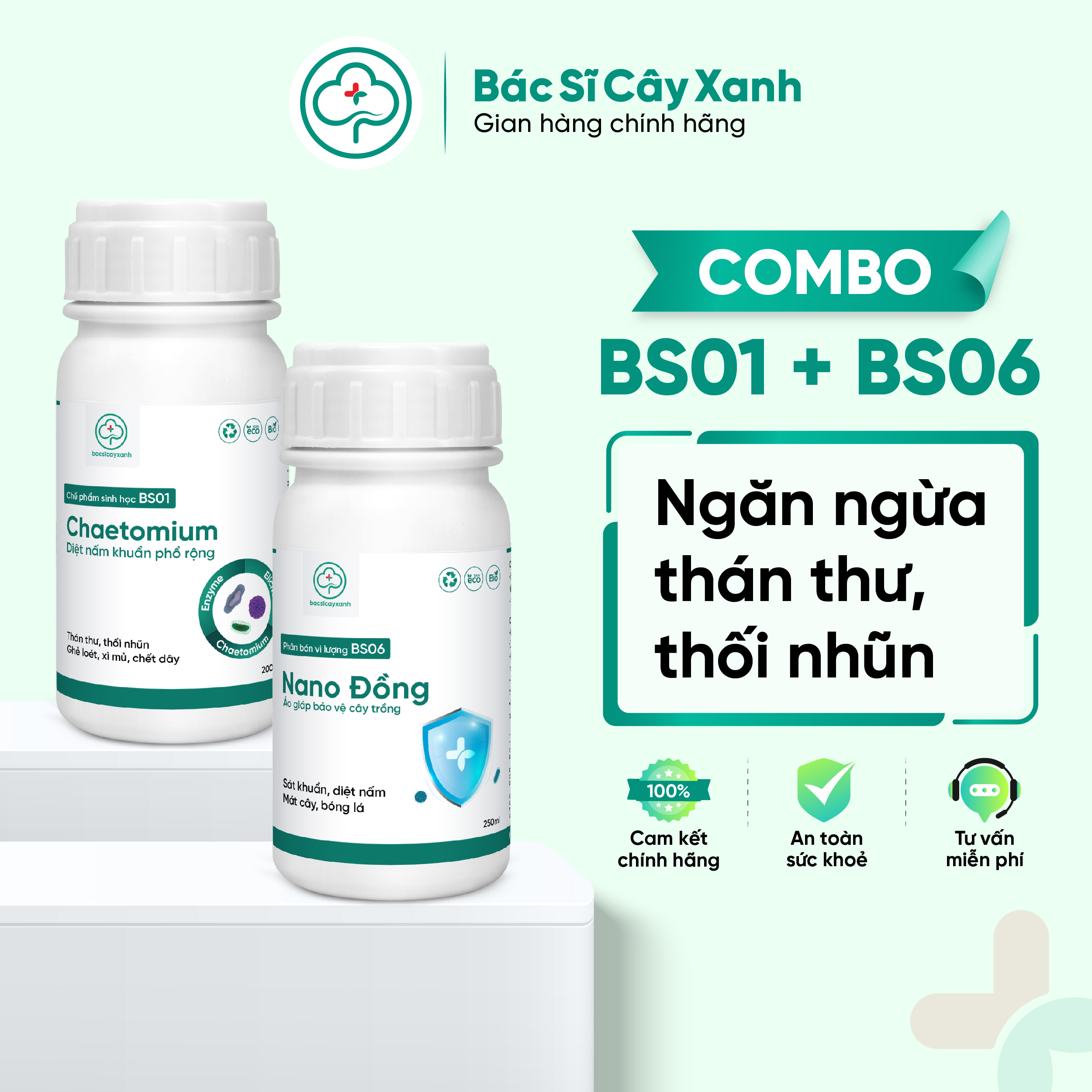 Combo ngăn ngừa thán thư thối nhũn