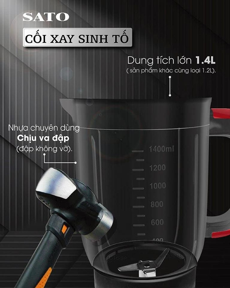 Máy xay sinh tố SATO MX5301B