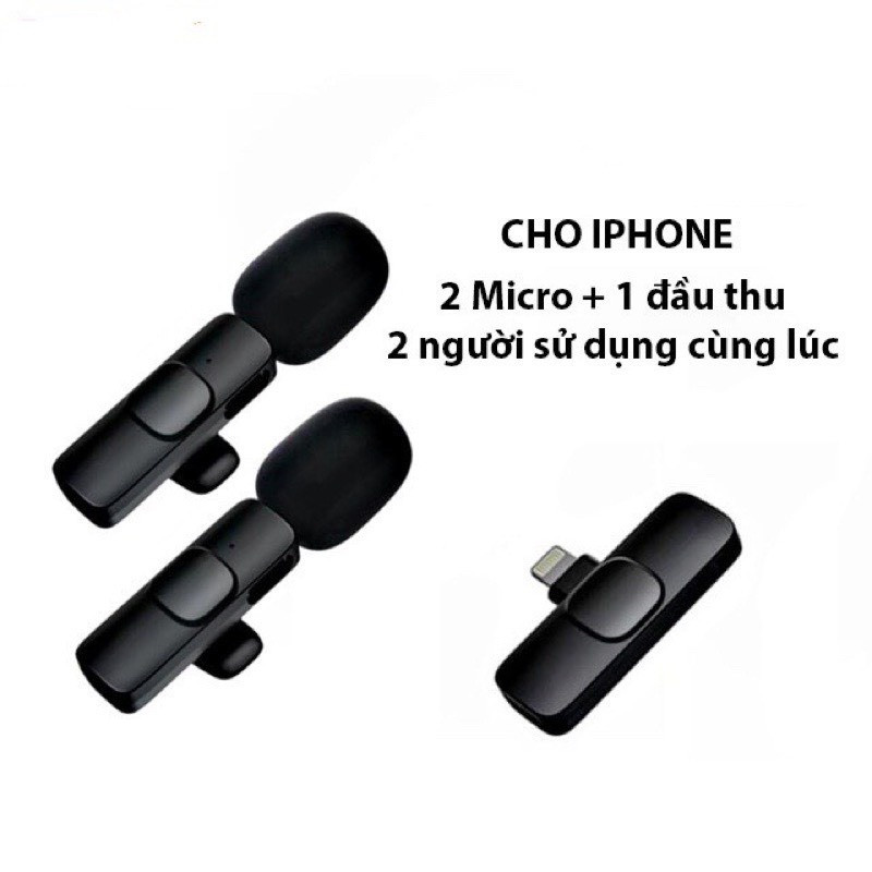 Mic thu âm K9 Pro 2 mic kép chuyên dụng dùng để giảng dạy, phát trực tiếp, lọc âm tốt, nhiều cổng kết nối đa dạng, bảo hành 24 tháng