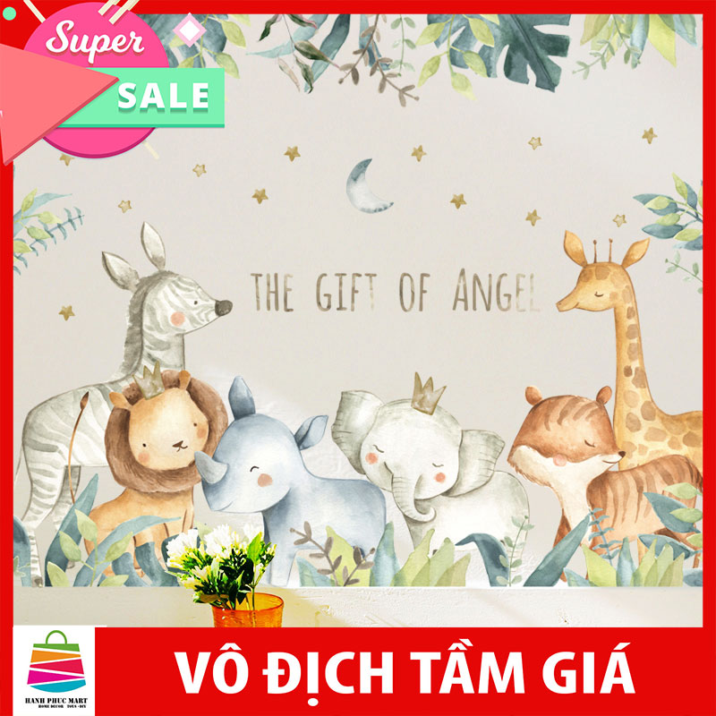 Sticker Giấy Dán Tường Decal Dán tường Mẫu Hoa Lá Cực Xinh ZH023