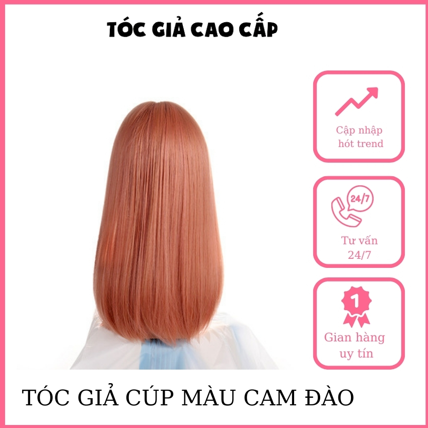 Tóc giả nữ 😍FREESHIP😍 cả đầu thẳng lỡ