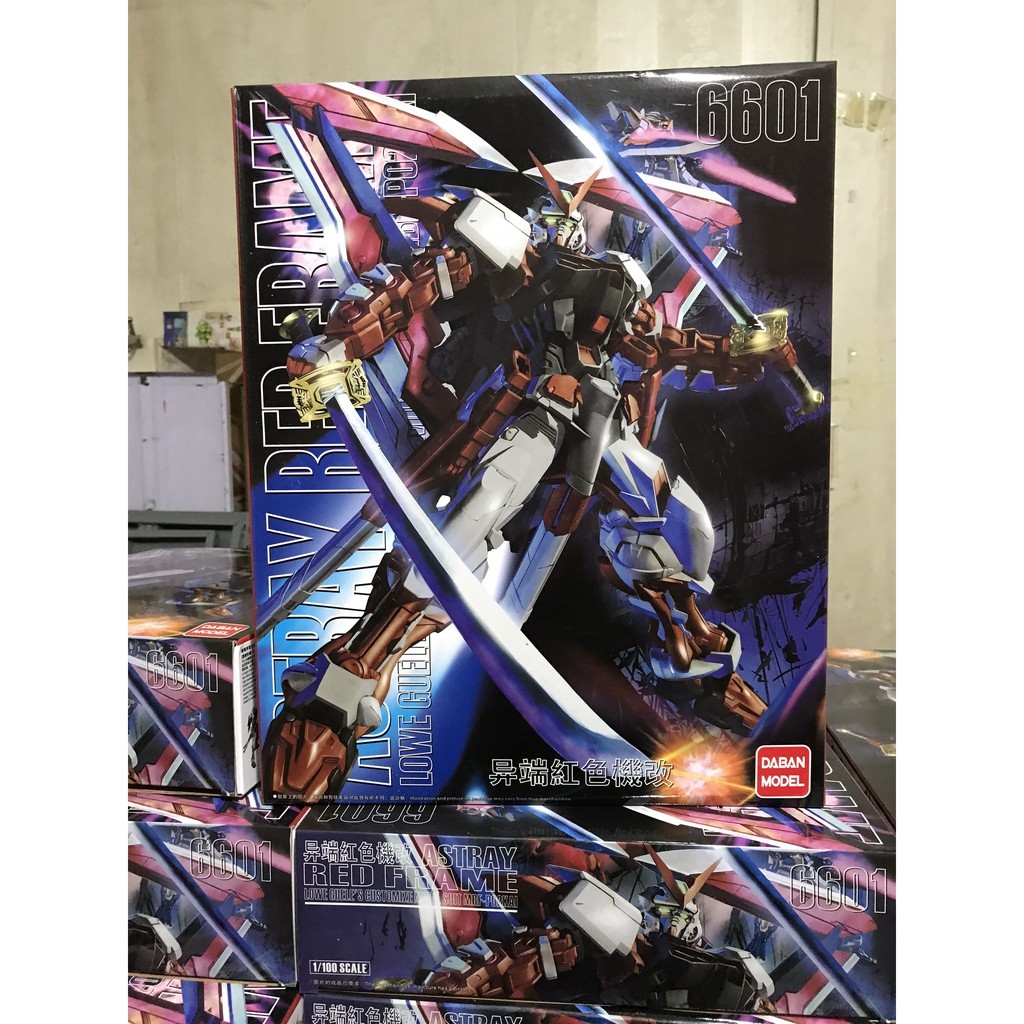 Mô Hình lắp ráp MG GD Astray Red Frame Kai 6601 ( Combo Tặng Base )