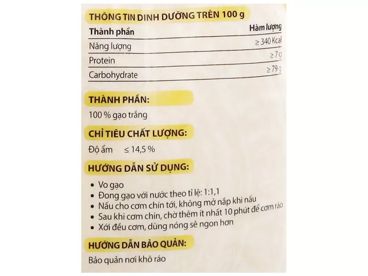 [Túi 5KG] Gạo Thơm Thượng Hạng Neptune