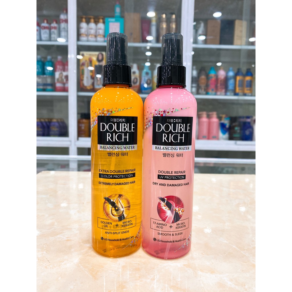 nước xịt dưỡng tóc double rich