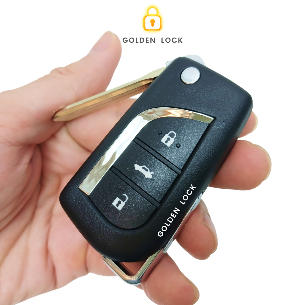 Chìa khoá gập Toyota Vios E 2014-2023