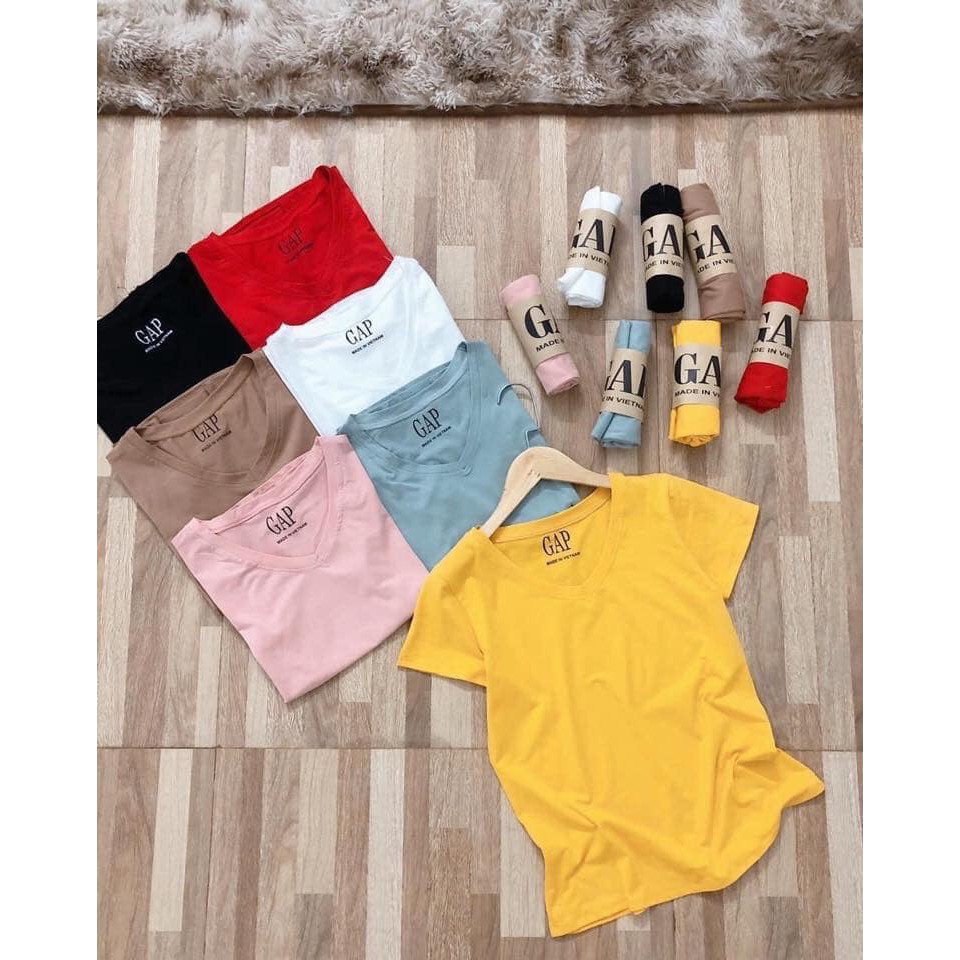 Áo Phông CỔ TIM Chất Cotton Mát