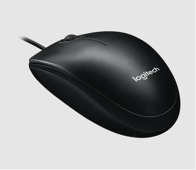 Chuột Máy Tính Có Dây LOGITECH B100 Cổng USB - Hãng phân phối chinh thức