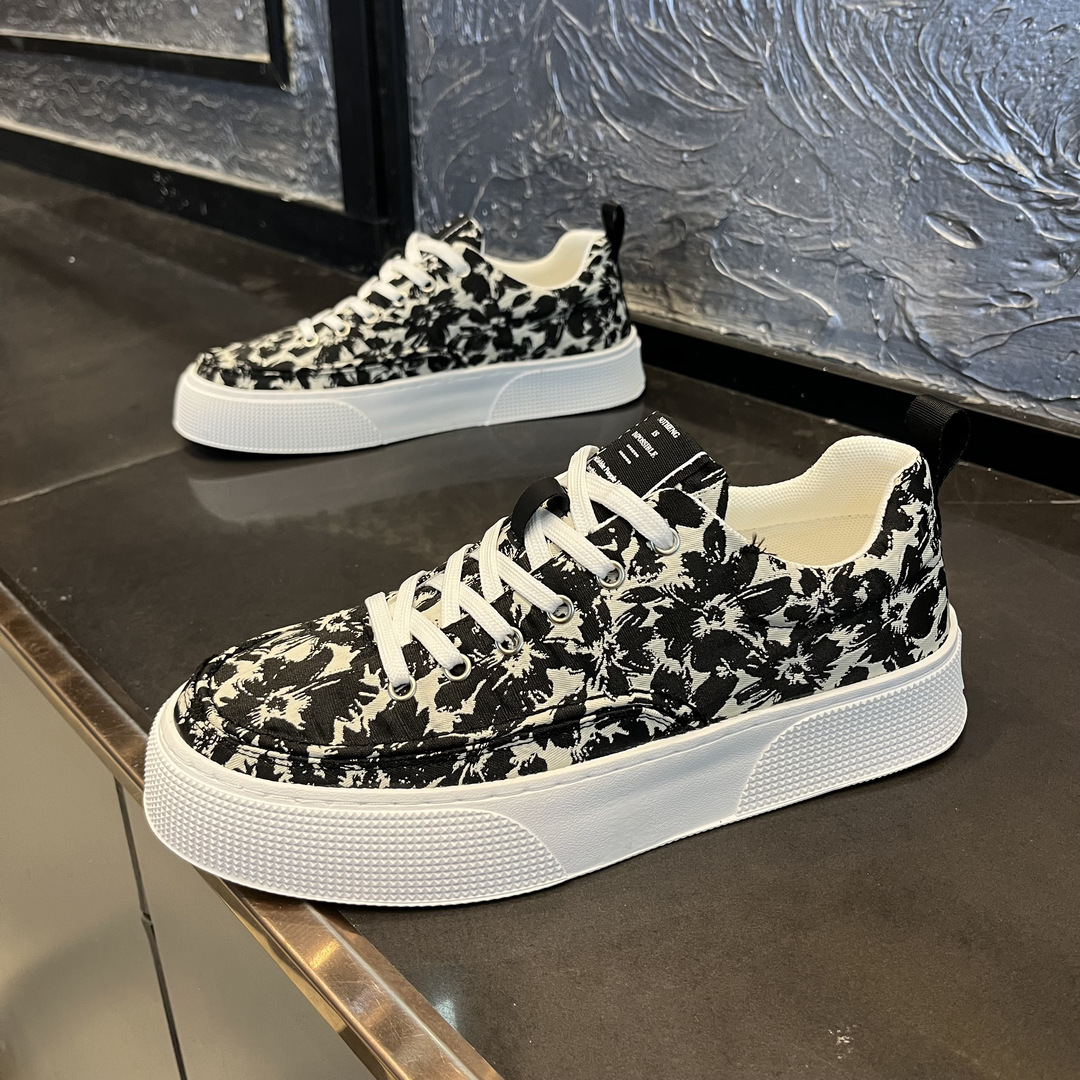 Giày Nam, Giày Sneaker Nam Vải Canvas Cao Cấp - fullbox