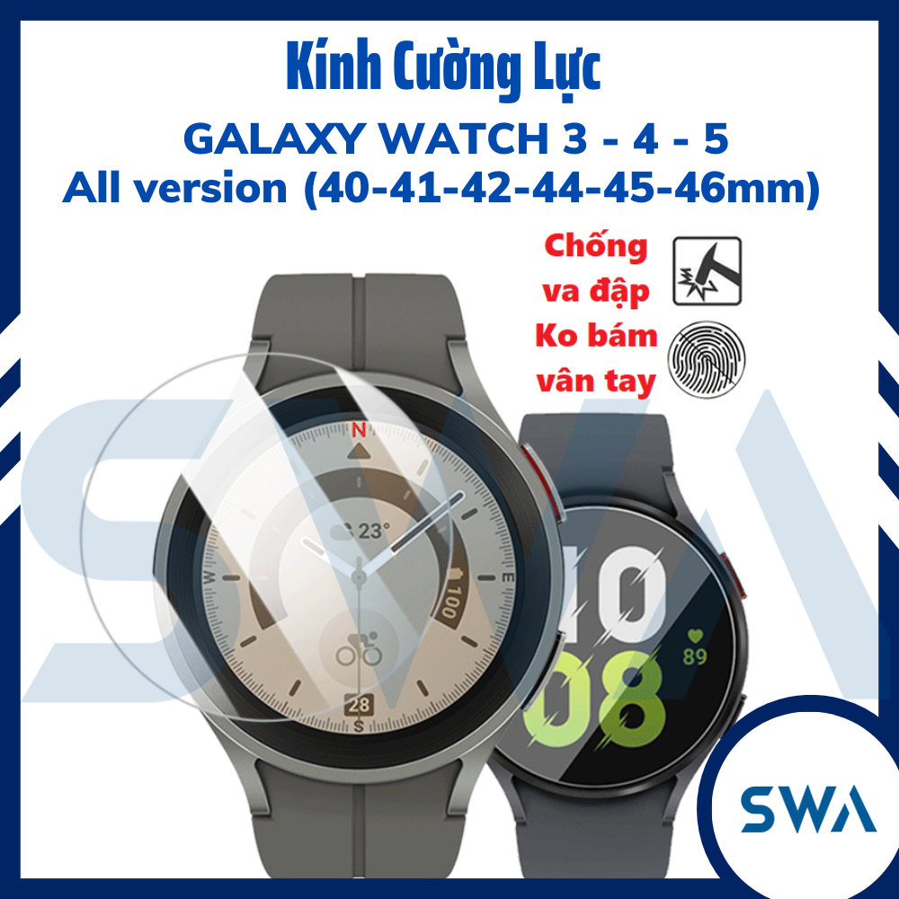 Cường lực đồng hồ Samsung Galaxy Watch 5 Pro Watch 4 Classic Watch 3