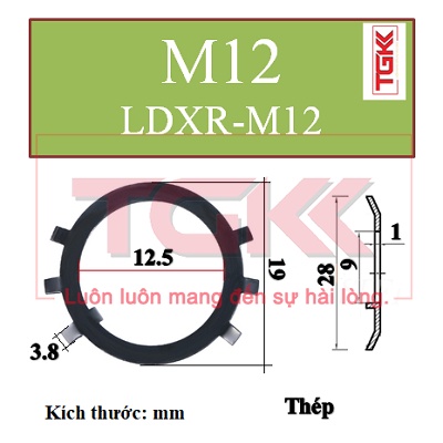 Long đen hãm trục m10-m40