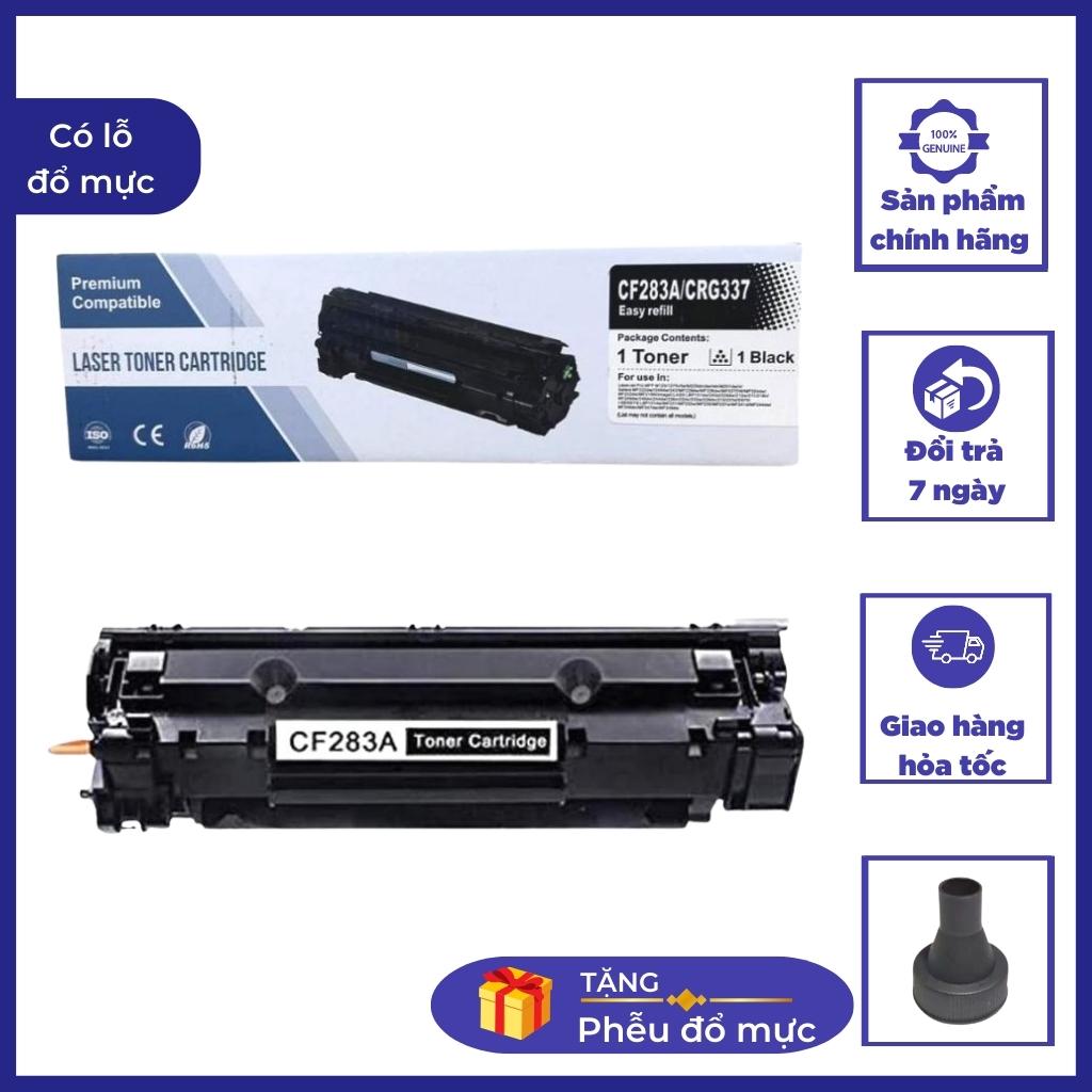 Hộp mực máy in cf283a canon 241d/ 244dw - 137/ 337/ 737/ 83a -hp m125a / 127fn / 127fw / 201n hàng nhập khẩu bảo hành 12 tháng