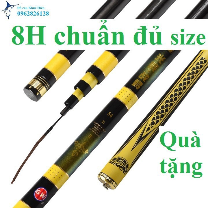 Cần câu tay GW 8H Hàng Đẹp  (cam kết đổi trả trong 2 tuần đầu)