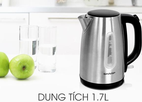 Bình Đun Siêu Tốc SHARP EKJ-17VSS-ST