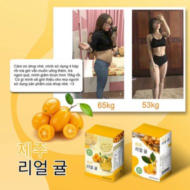 Trà tắc JeJu siêu giảm mỡ đẹp da – Hàn quốc