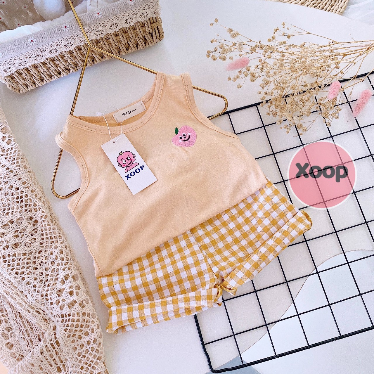 SALE BỘ 3 LỖ THUN LẠNH XOOP CAO CẤP CHO BÉ MẶC MÁT MÙA HÈ