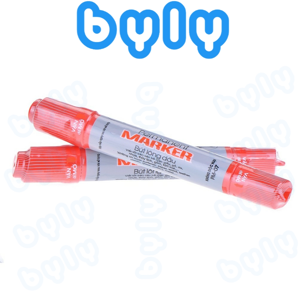 Bút lông dầu 2 đầu cây lớn Thiên Long PM-07 - ByLy Store