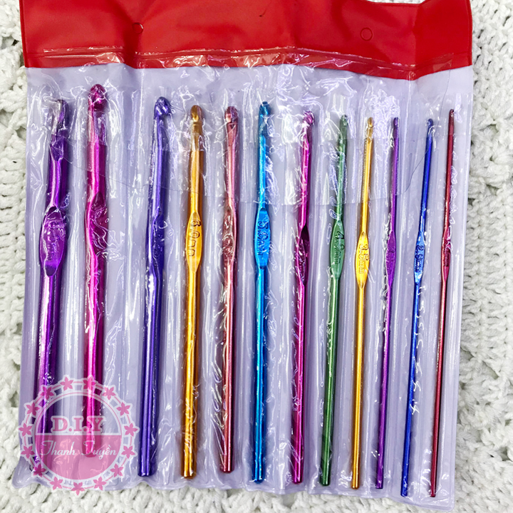[HCM]Bộ Kim Móc Len 12 Cây Đủ Size