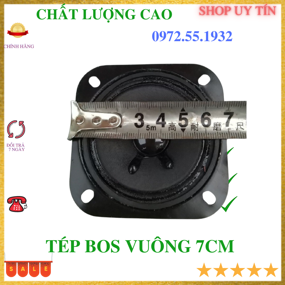 2 loa treble bos vuông 7cm - gía 2 chiếc