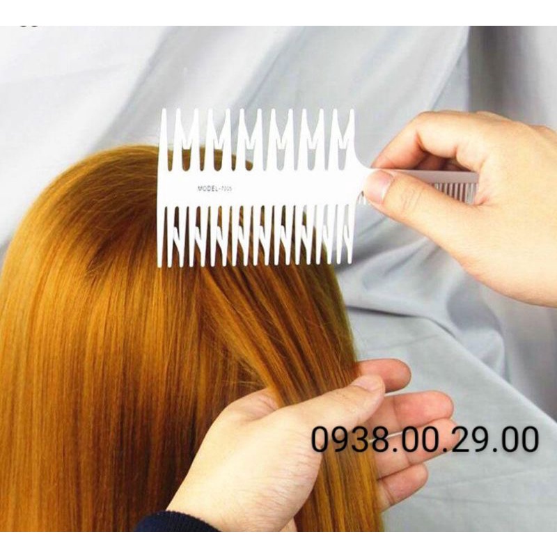 Dụng Cụ Móc Light Chuyên Nghiệp, Lược Móc Light Siêu Tốc, Lược Nhuộm Tóc Highlight Cho Thợ Tóc.