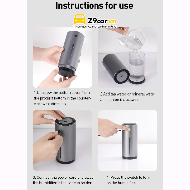 Máy phun sương mini tạo ẩm Baseus Moisturizing