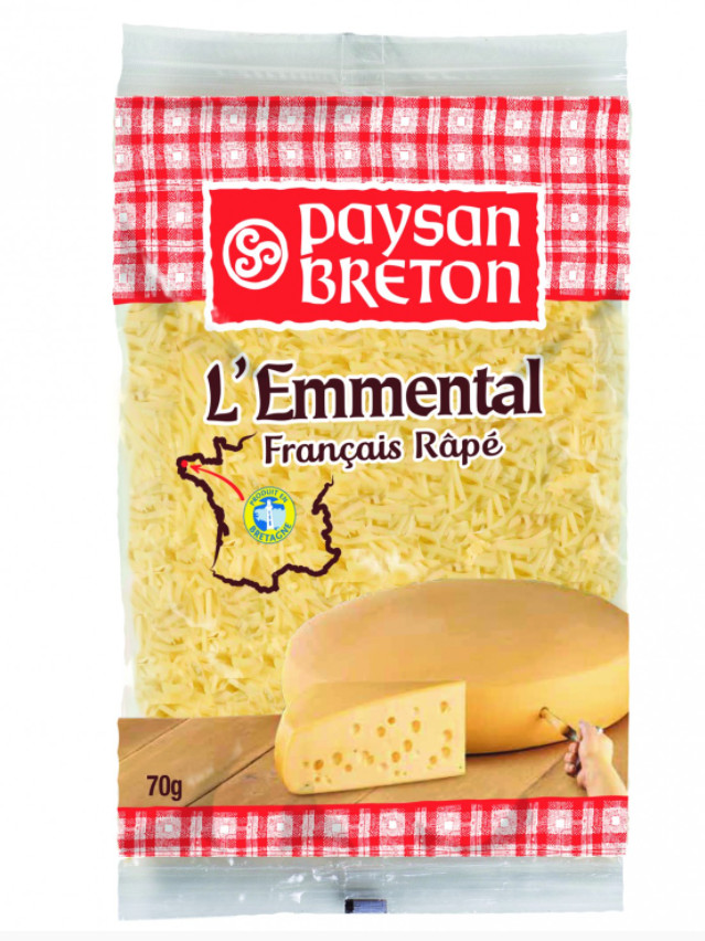 Phô mai sợi Emmental Paysan Breton 70g