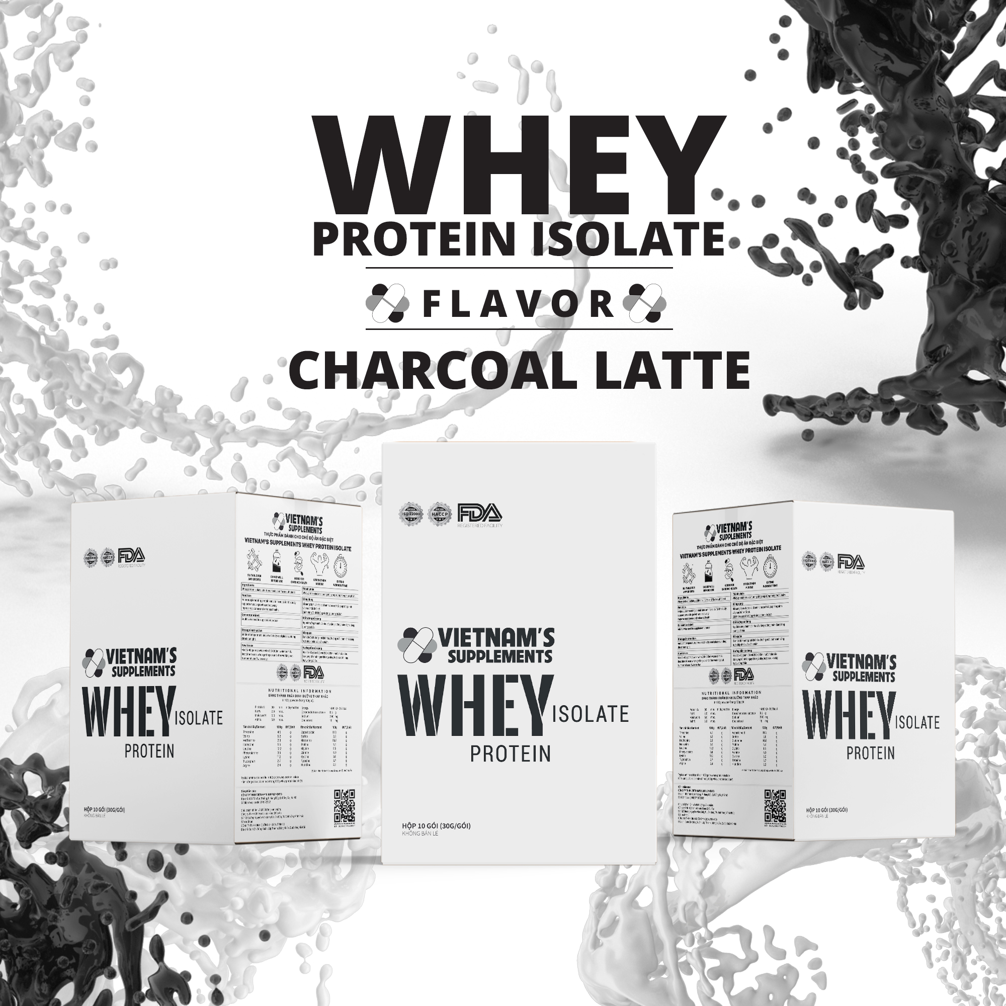 Whey Protein Isolate gói dùng 1 lần tiện dụng