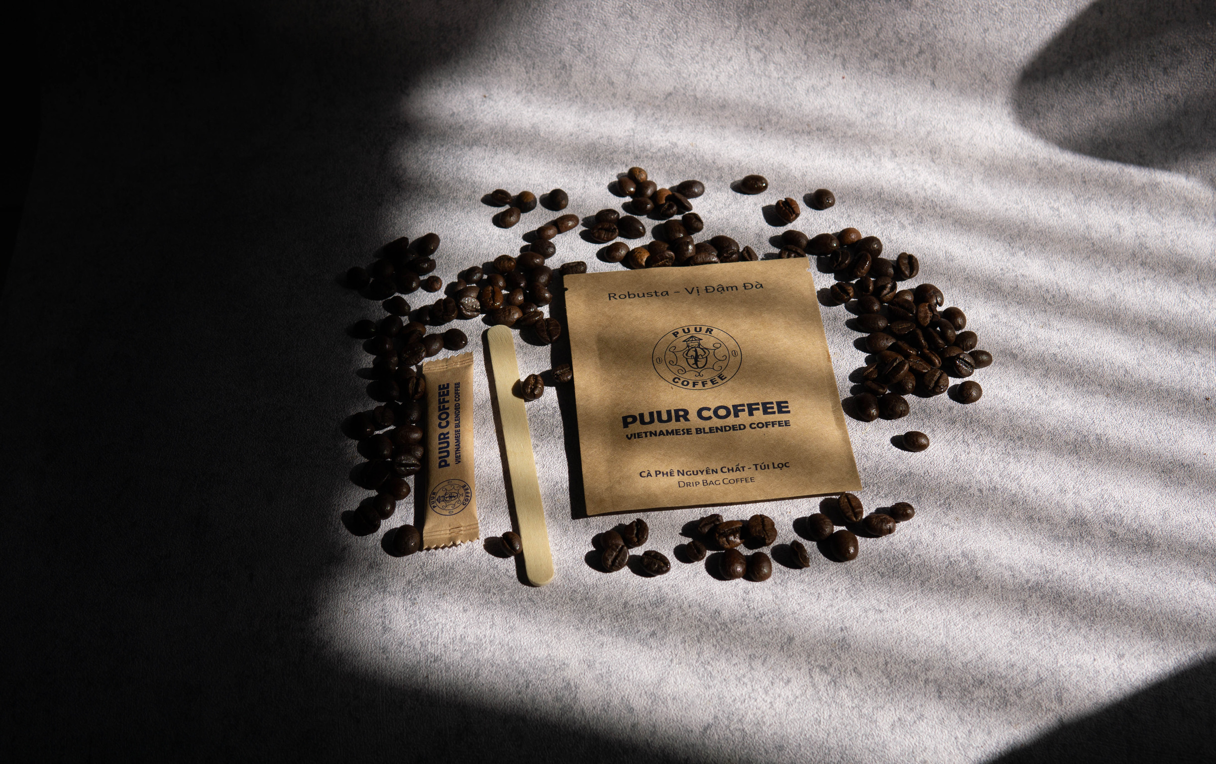 Cà Phê Phin Giấy/Cà Phê Túi Lọc Giấy Puur Coffee