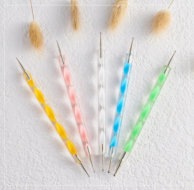 [HCM]Set 5 bút cọ chấm bi trang trí móng