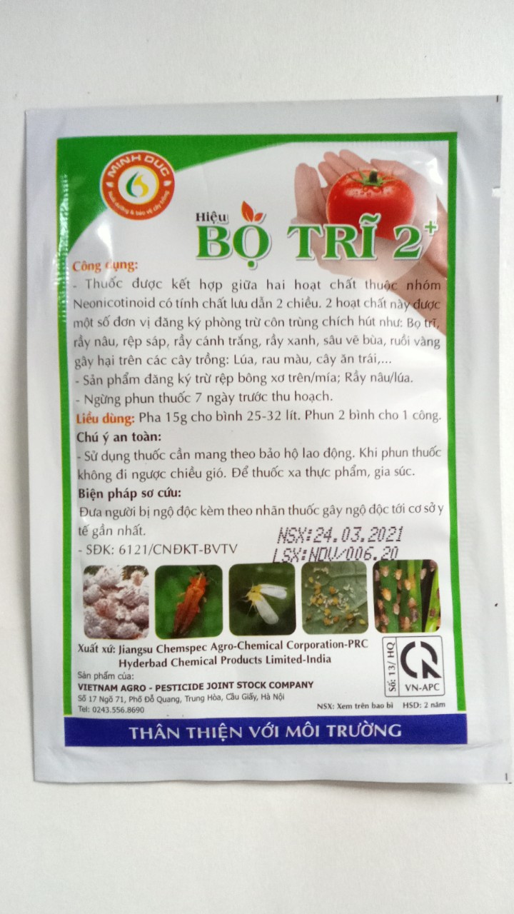 Goldra 250WG Chuyên trừ nhóm chích hút hại cây trồng 15Gram/Gói