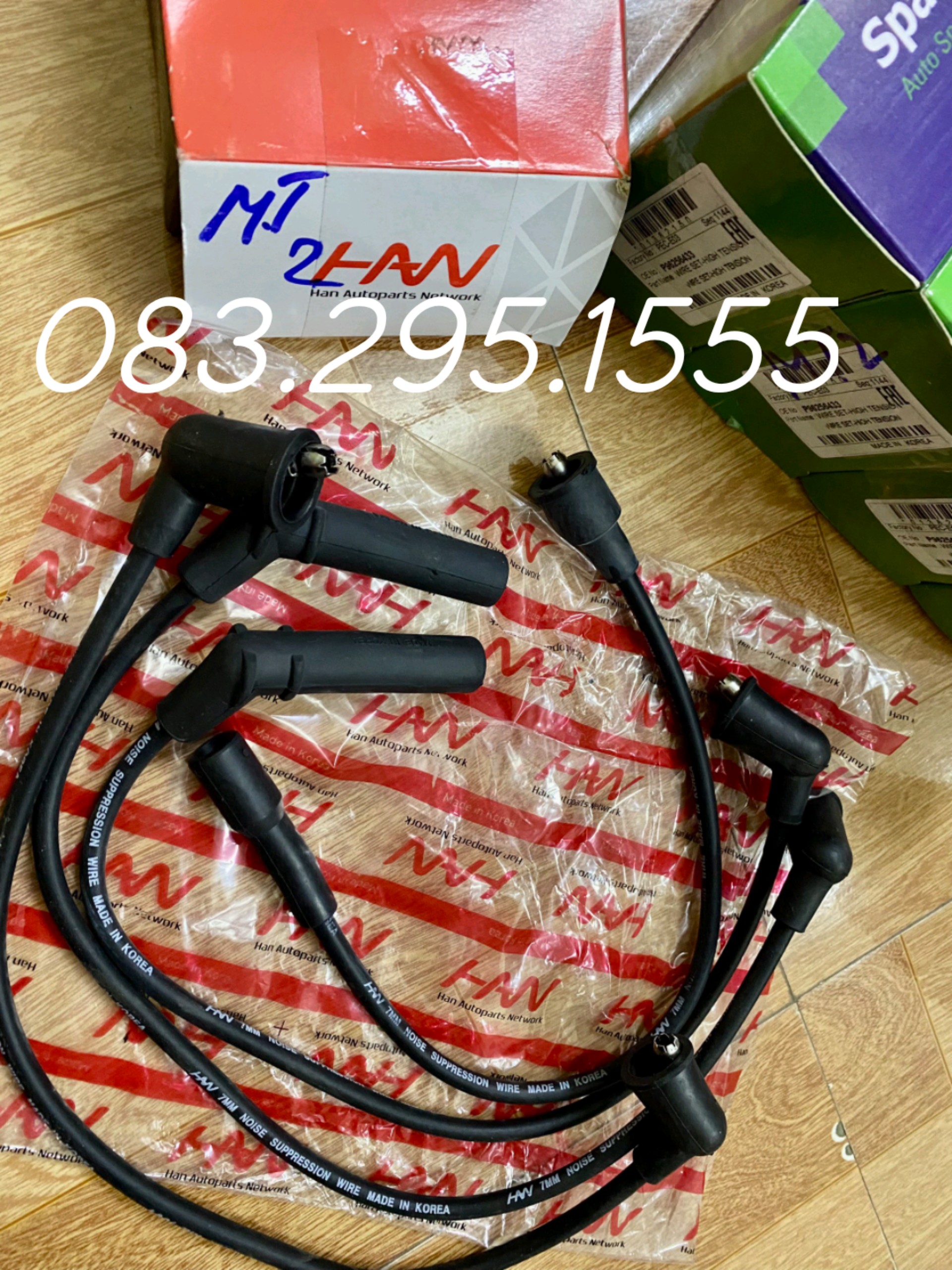 dây cao áp Matiz 1 , Matiz 2 ( đời 99 - 08 , giá 1 bộ 4 dây )