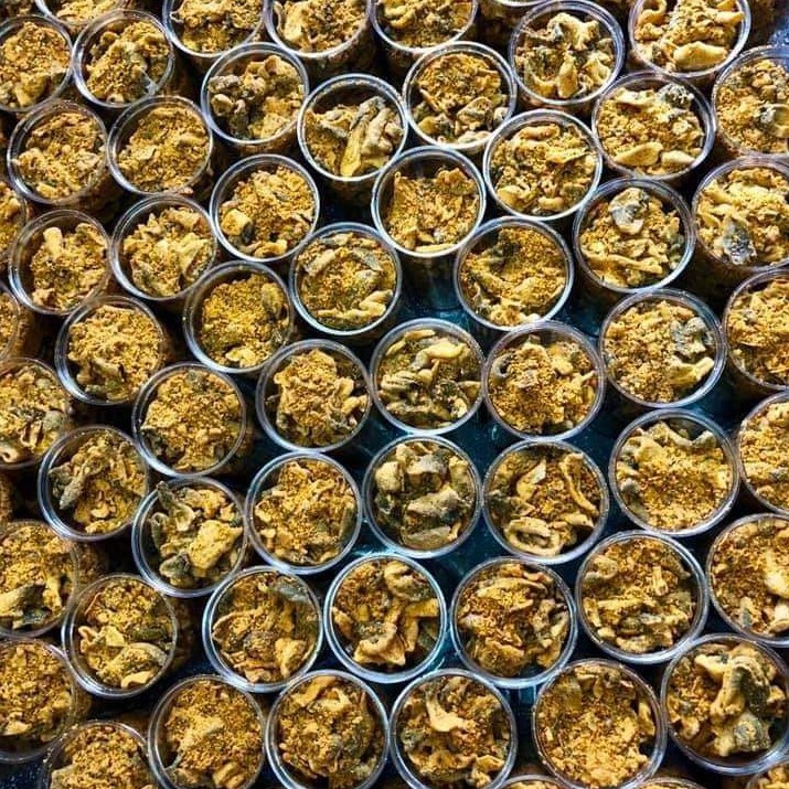Da cá trứng muối cay giòn rụm vị đặc biệt (hũ 200gr)