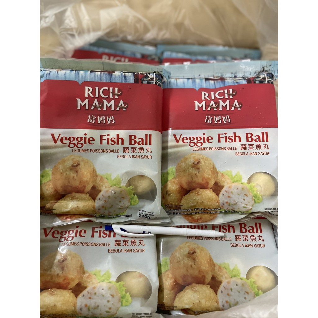 CÁ VIÊN RAU CỦ hiệu RICHMAMA 200Gr (chỉ giao Nowship tại tp HCM)